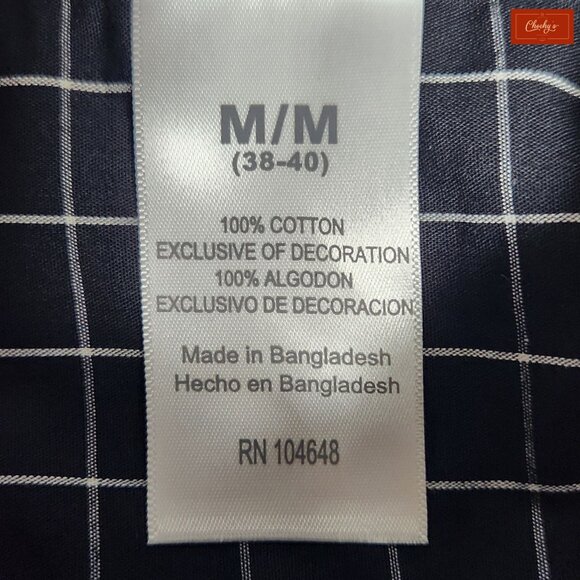 NEW KA Knights Apparel Black/White Long Sleeve Button Down Shirt with UGA(ID56) - Picture 6 of 8